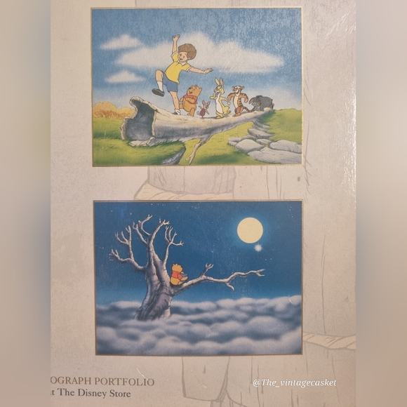 Vintage 1997 Poohs Grand Adventure Disney Store Exclusive Lithographs - Picture 3 of 5